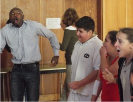 Accra’s newest Principal, Kwaku Boateng, in dramatic action!