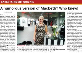 A humorous version of Macbeth? Who knew!
