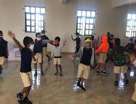 Mauritius Academy children are so happy to be back