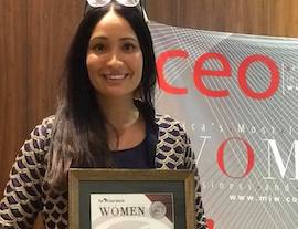 Adila Budullah, Helen O’Grady Principal, receives top Business Award