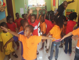 Kindy Drama starts at the British International School (BIS) in Accra