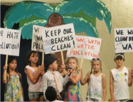 Students at International Primary School campaign for clean seas